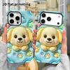 Phone Case: 2D Flat Design Suitable for iPhone 18 17 16 15 14 13 Pro Protective Case, with Little Dog Probe, Perfect Christmas and Halloween Holiday G