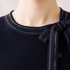 Mom's New Spring Style: Elegant Long-Sleeve Knit Top for Middle-Aged Women