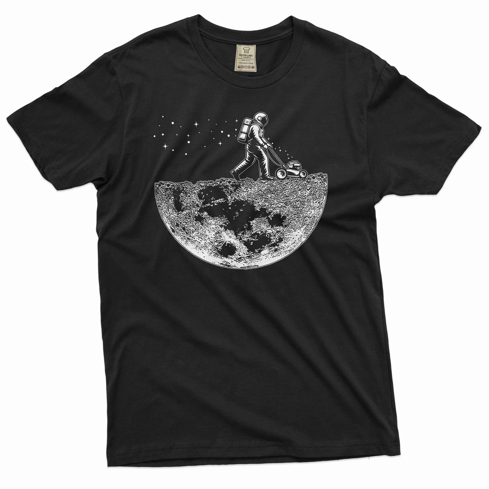 Space Tshirt Astronaut on the moon abstract art creative tee shirt birthday gift 2XL