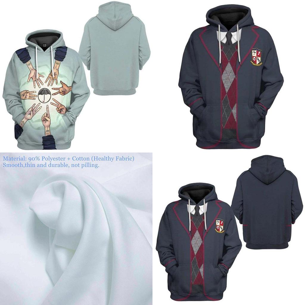 The Umbrella Academy Kostüm Kapuzenjacke, weicher und bequemer Pullover