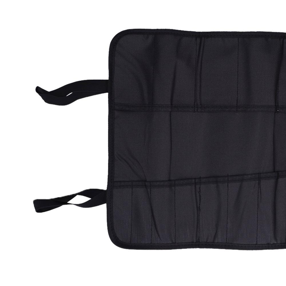 

Portable Tool Roll Bag Oxford Cloth Tool Pouch Organizer Durable Wrench Roll Up Bag Plumber красный