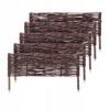 KADAX Wicker Palisade Fence Fence Edging