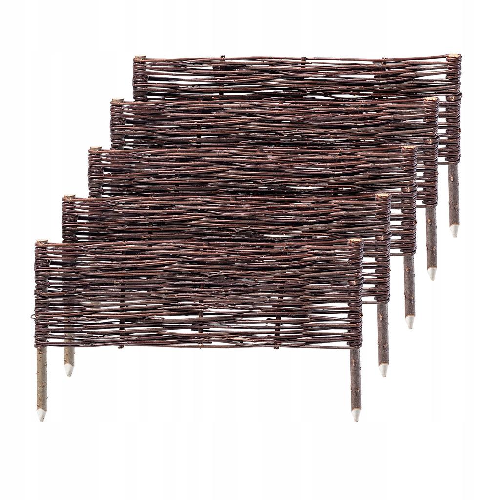 KADAX Wicker Palisade Fence Fence Edging