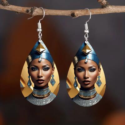 Pharao Tropfenohrringe, süßer Anhänger, Mädchenschmuck für Frauen