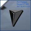 For Changan Deepal S7 S05 S07 SL03 G318 3D Metal Car Side Emblem Sticker Triangular Window Badge Decoration Accessories