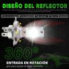 1Pcs H4 LED Moto Headlight Bulb 60W 6000LM Halogen Size Motorcycle Light Hi-Lo Beam Turbo Fan Super Bright 6000K 12V