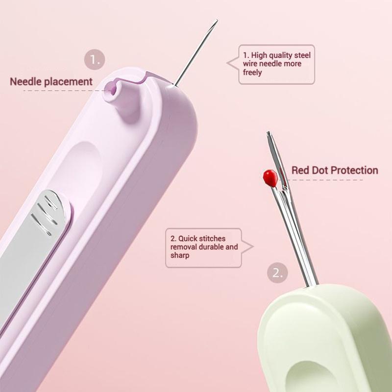 2 In 1 Needle Threader Multi-function Threader Hand Sewing Tools Needle Change Thread Hand Tool Cross-Stitch Threader Device