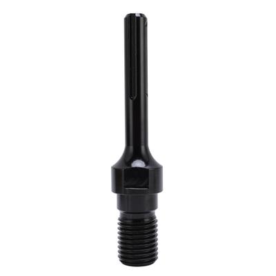 Concrete Coring Drill Bit Adapter Carbon Steel 1 14in UNC Male Thread To 5 Slot Core Drill Shaft