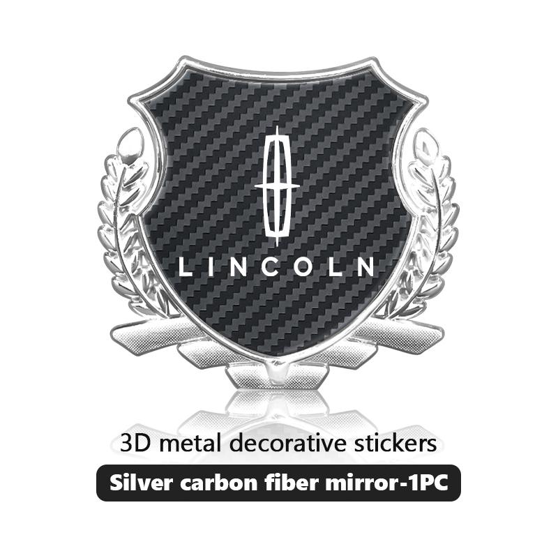 3D Metal Wheat Ears Car Body Decoration Sticker Badge Emblem For Lincoln MKZ MKX Navigator Aviator Nautilus Continental MKC MKT BQ2