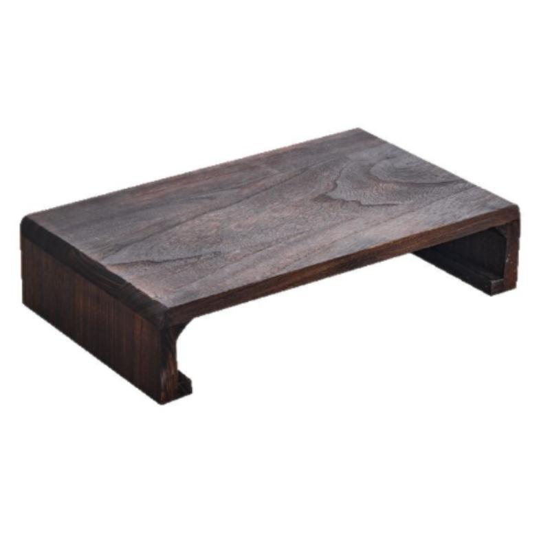 1 pz Tavolini da Letto Rettangolari in Legno con Gambe Pieghevoli, Tavolino da Caffè e Tavolino da Tè, Verniciato, per Meditazione, da Sedersi sul Pavimento
