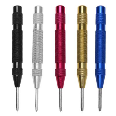 Automatic Centre Punch Steel Spring Loaded Marking Starting Holes Hand Tool