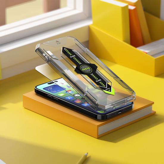 Tempered Film Automatic Alignment Phone Anti-Scratch Anti-Fingerprint Protector Dustproof Screen Highly Ultra-Thin Mobile Screen Protective Glass