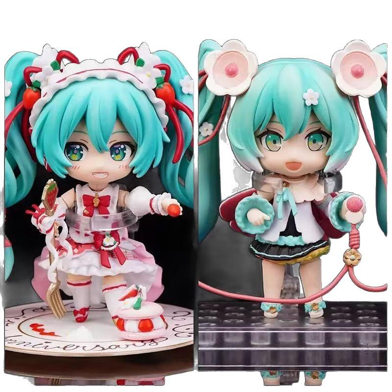 Hatsune Q Posket Magical Mirai Movable Face-Changing Hand-Painted Clay Figure 1940# Boxed Ornament
