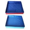 Pet Swimming Pool PVC Dog Paddling Pool Foldable Square-Shaped Non-Inflatable Anti-Slip Pet Puppy Paddling Tub for Home Yard