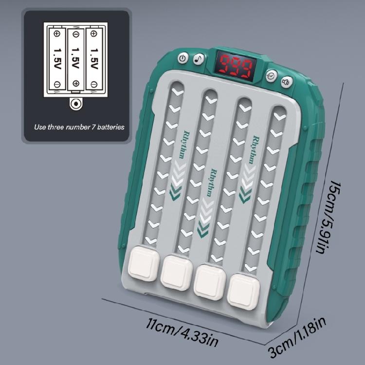 Rhythmic Electronic Skill Enhancing Game Challenge Toy For Kid Child With Adjustable Music Model, Parties And Family Fun