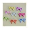 100pcs Mixed UV Bowknot Spacer Beads Cute Acrylic Beads for Jewelry Making Diy Bracelet Necklace Phone Chain Handmade Supplies