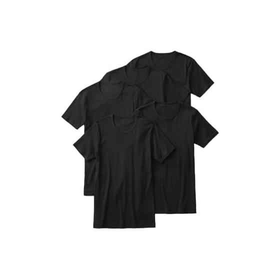 GUNZE Базовые майки Gunze Набор из 5 штук Мягкие к коже 100% Хлопок Футболка с круглым вырезом GM00135 Мужская