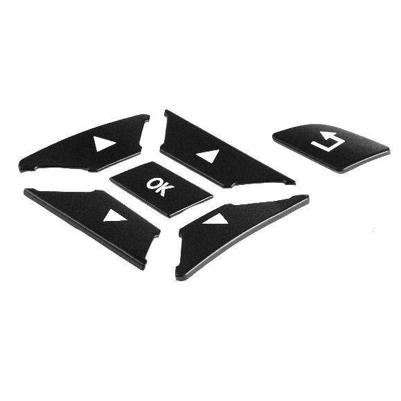 Schwarz Für Mercedes Benz W176 W246 W204 W212 C117 W117 X156 W218 X204 R172 W166 X166 Auto Lenkrad Taste patch Trim