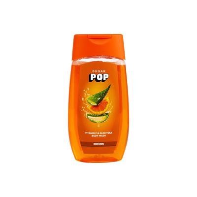 SUGAR POP Vitamin C Aloe Vera Body Wash Skin Brightening Hydrating Shower Gel For Glowing Complexion 250 Ml Pack Of 1
