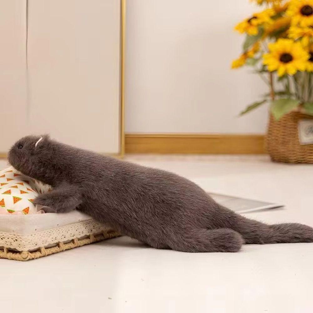 Realistisches Design Plüsch Frettchen Kuscheltier Lebensechte Erscheinung Frettchen Stofftier Kindergeschenk