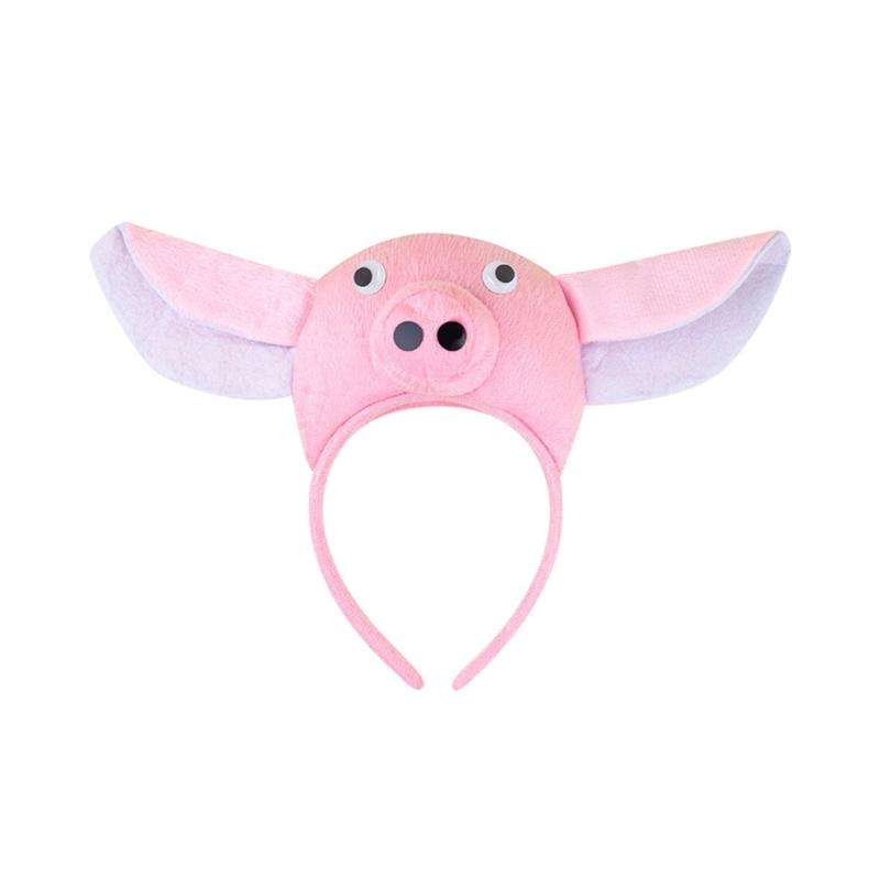 

Sweet Pig Ears Hairbands for Photo Studio Halloween Eye-catching Props for Halloween Party Daily Wear Headpiece