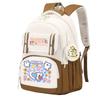 Fashion Backpack Cute Style Lines Doggie Cartoon Printing Trend Primary and Secondary School Students Reduce the Burden of Schoolbags