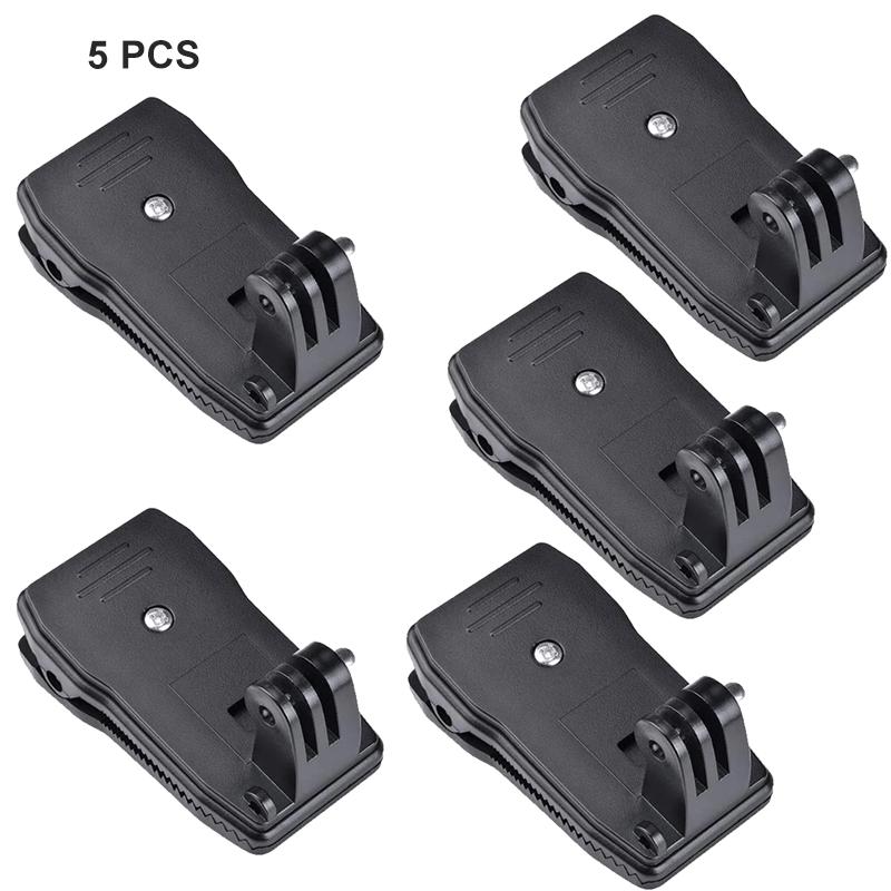 360° Rotatable Backpack Clip Strap Quick Mount For GoPro Hero 13 12 11 10 9 8 7 Insta360 X2 X3 X4 DJI Osmo Action 5 4 3 2 Camera