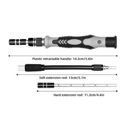 115-in-1 Multi-Functional Precision Screwdriver Set for DIY Repair of Phones Laptops PCs Watches and Glasses Home Workshop