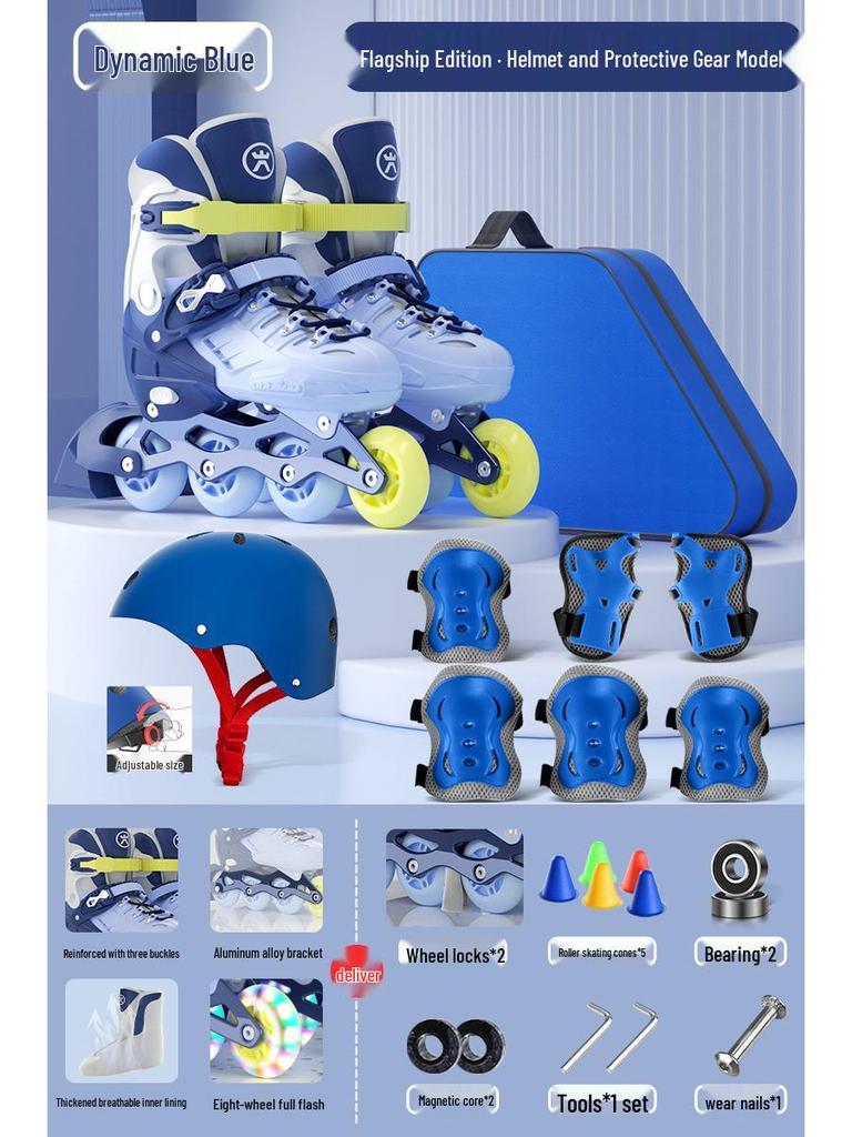 Children's Roller and Ice Skates - Ages 6-12, Beginner to Pro, Boys & Girls Inline Skates