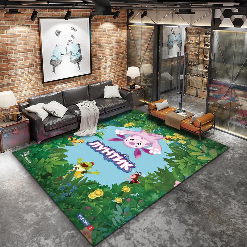 Luntik Carpet Rug for Living Room Bedroom Home Sofa Decoration,Kids play Nonslip Floor Mat