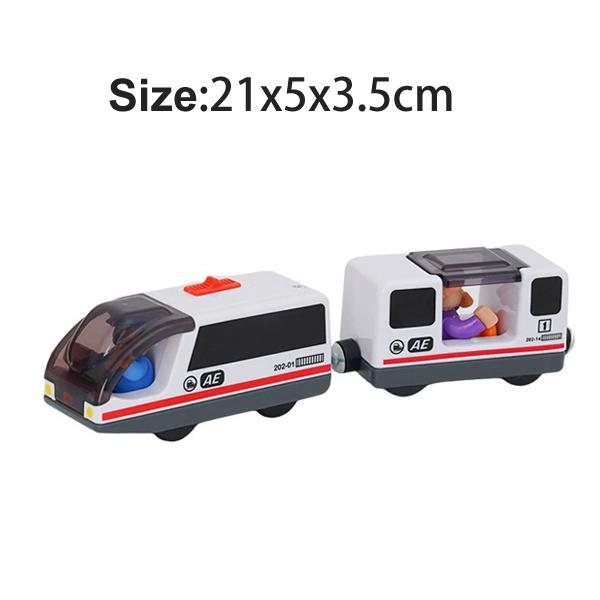Magnetic Train Toys Wooden Railway Tracks Accessories Locomotive Diecast Slot Fit for All Wood Brand Wooden Tracks Toys For Kids