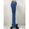 Broken Hole Pant Micro-laundry Women's Jeans Slim and Thin High-waisted Elastic Trousers