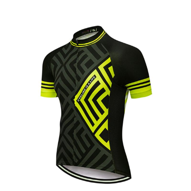 Men s Short Sleeves Summer Mountain Bike Downhill Racing Road Bicycle Cycling Jersey Xxs