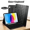 Case for iPad A16/A19 11 Inch /, Wireless Bluetooth Keyboard Case for iPad 10th 10.9 Inch , for iPad Smart Stand Cov