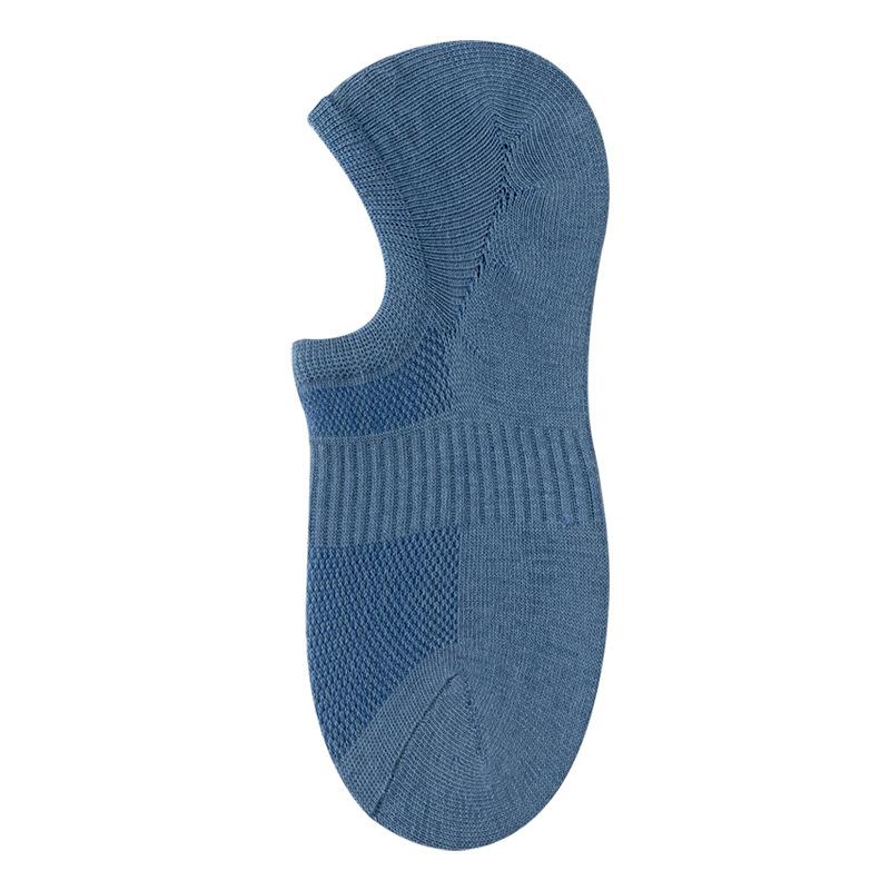 Men's Spring and Summer Short Socks, Mesh Invisible Cotton Socks, Anti-pilling Boat Socks, Non-dropping and Invisible Socks