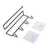 Seamless Sticker Versatile Rack Storage Hanger Hook Holder traceless Black