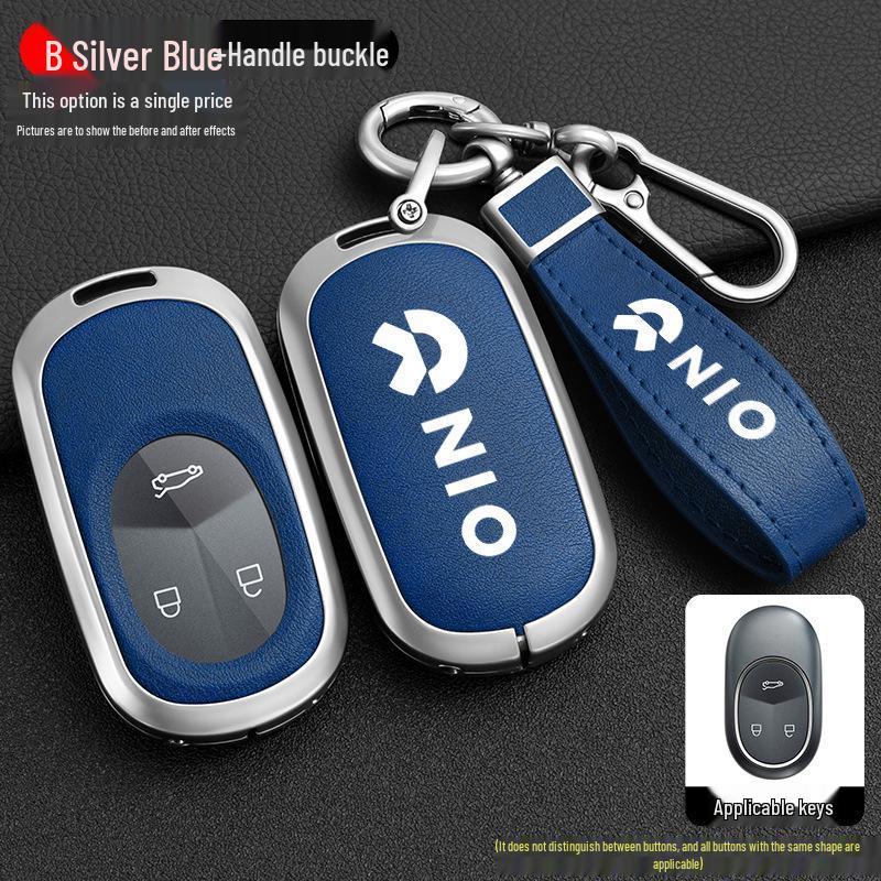 Nio Key Case for ET5, ET7 (2022), ES6, ES7, EC6, ES8 - Luxurious Buckle Design for Men