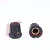 5Pcs Pn-8F 16*14.5Mm Striped Plastic Knob Cap With Copper Core Electronic Instrument Switch Caps Inner Hole 6.35Mm