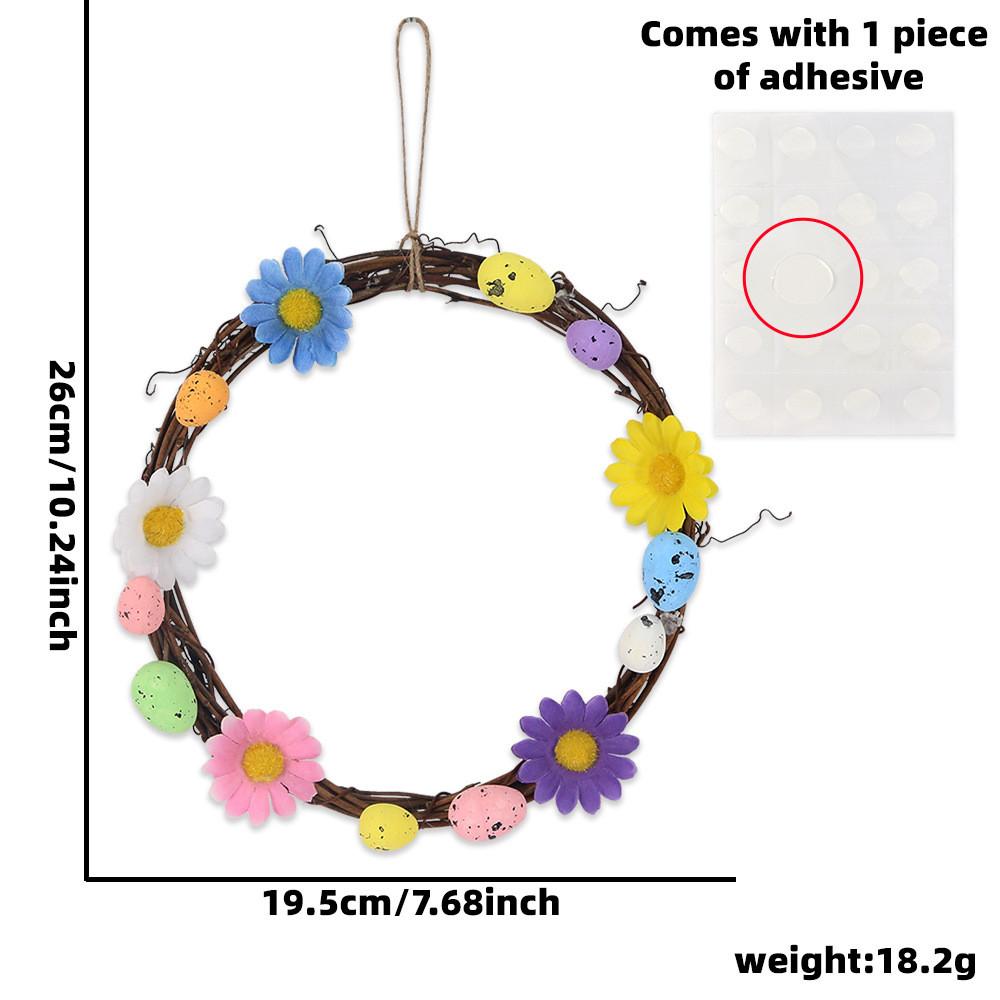 Wreath Easter Exquisite In Small Medium And Large Sizes Featuring Colorful Eggs And Blooms Beautiful