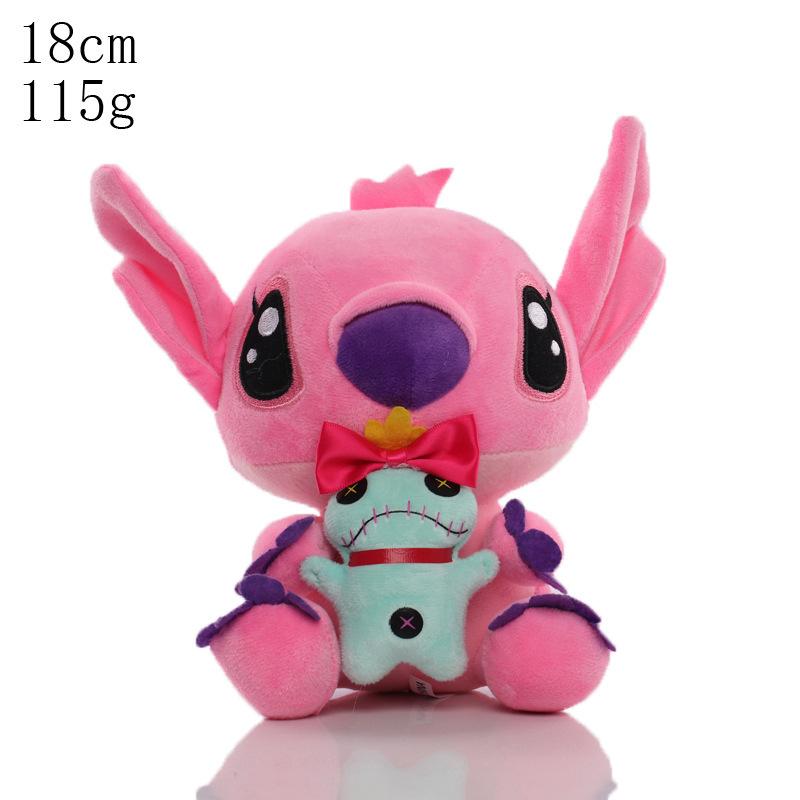 16 Stili Peluche Stitch Modello Classico Film Cartone Animato Bambola Figure Azione Bambini Bambino Ripieno Compleanno Natale Giocattoli Regalo