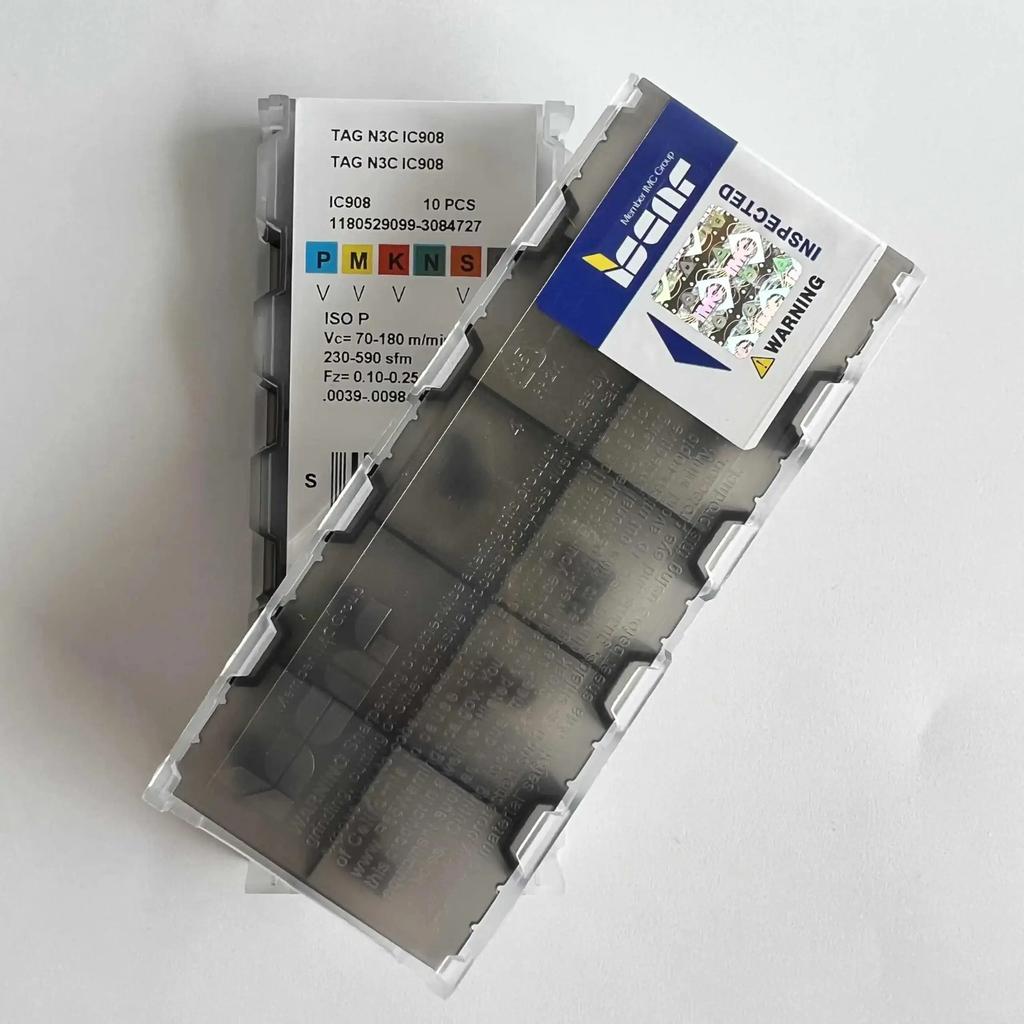 ISCAR / TAGN3C IC908 /Industrial indexable Carbide Inserts 10 PCS