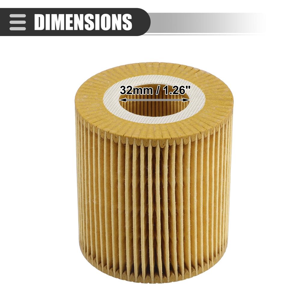 Filtr Motoforti do BMW X3 2004-2010, Papierowy, z uszczelką nr 11427508969, Żółty, 1 zestaw