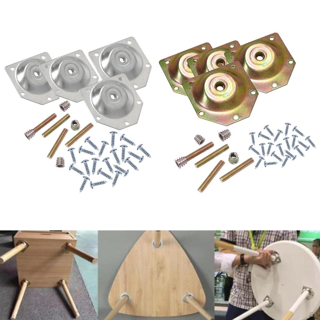 Möbelbein-Montagehalterungen für Tisch und Couch