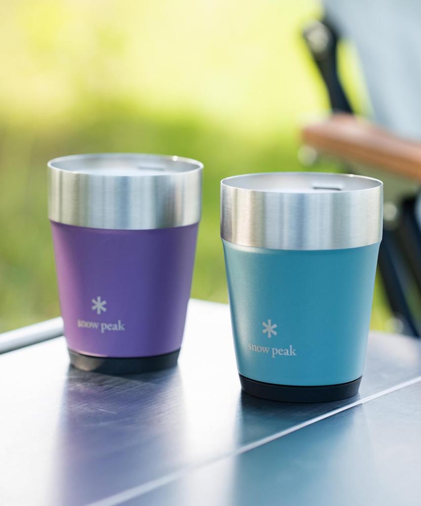 Snow Peak Thermo Tumbler 360 DUO SET Limited Edition Vacuum Insulated Tumbler Pair Set