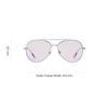 Burberry Letter Decorated Acetate Metal Irregular Sunglasses Women sunglasses Silver 40833371