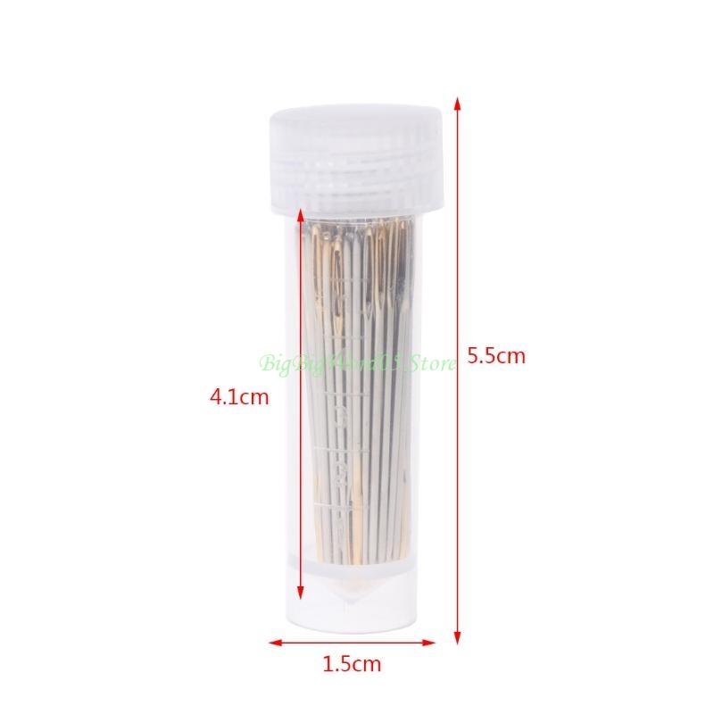 24TE 100pcs Large Eye Embroidery Fabric for Cross Needles Sewing Craft 24# For CN