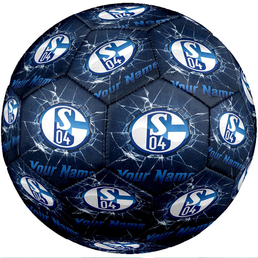 Schalke 04 FC Moda Taglia 5 Pallone da Calcio Resistente all'Usura Antiscivolo Per Allenamento Sportivo Uso Ricreativo