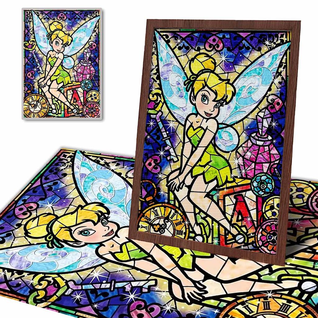 DIY Diamond Painting Mirror Spirit Cross Stitch Kit Mosaic Art Diamond Painting Full Circle Diamond Home Decoration