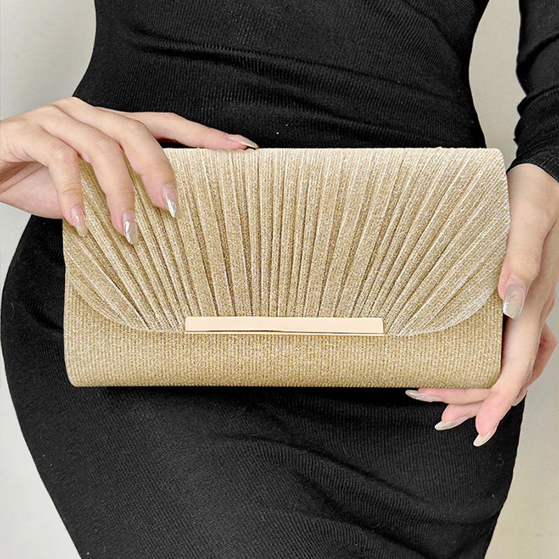 Borsa da sera a busta da donna con glitter, tracolla a catena da signora, borse a spalla, portafoglio Lg lucido, pochette da donna per matrimoni e feste, mini borsa a mano