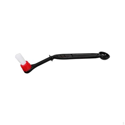 Coffee Cleaning Brush Accessories Replaceable Head Comfortable Grip with Spoon Ergonomic